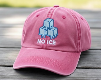 Embroidered Abolish ICE Baseball Hat, Social Justice Wash Hat, Vintage Washed Cotton Gift, Abolish Ice Hat, Anti FDT