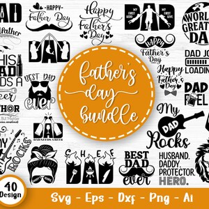Father&#39;s Day Svg Bundle, Dad Life Svg, Best Dad Ever Svg, Papa Svg, Top Dad Svg, Girl Dad Svg, Dad Split Frame Svg, Svg Files For Cricut