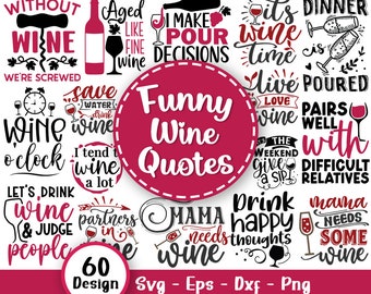 Funny Wine Svg Bundle, Alcohol Quotes Svg, Coaster Svg, Vodka Svg, Alcohol Svg, Beer Svg, Whiskey Svg, Drinking Svg, Svg Files For Cricut
