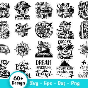 Travel Quotes Svg,Travel Svg Bundle,Silhouete Travel Png,Traveling svg,vacation svg,Girl Trip Shirt Svg,Girls Weekend Svg,Travel Love Svg,Dashed Line Svg,Exploring Svg,Adventure Cricut,Airplane Route Svg