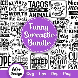 Lustiges sarkastisches svg-Bundle, lustiges Mädchen-Svg, lustiges Sprichwort-Svg, lustiges Zitat-Svg, Sarkasmus-Svg-Bundle, sarkastische Sprüche, Svg-Dateien für Cricut