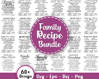 Family Recipe Svg Bundle, Funny Kitchen Svg, Cutting Board Quotes Svg, Recipe For Mom, Marriage Charcuterie Board Svg, Svg files for cricut