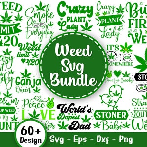 Weed Svg Bundle, Cannabis Svg, Stoner Svg Bundle, Marijuana Svg, Weed Smokings Svg, Pot Leaf Svg, Cannabis PNG, Svg Files For Cricut