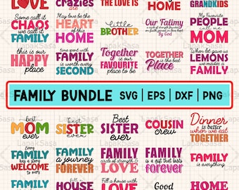 Familie SVG-Bundle, Bauernhaus svg, Familienleben-Svg-Dateien, Hausdekoration-Svg, Bauernhaus-Svg-Dateien für Cricut, Familien-Zitate-Svg
