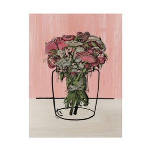 Elegante Blumen Wand Kunst Print, Perfekt für Home Dekor, Geschenk für Pflanzenliebhaber, Botanisches Poster, Galerie Wandkunst