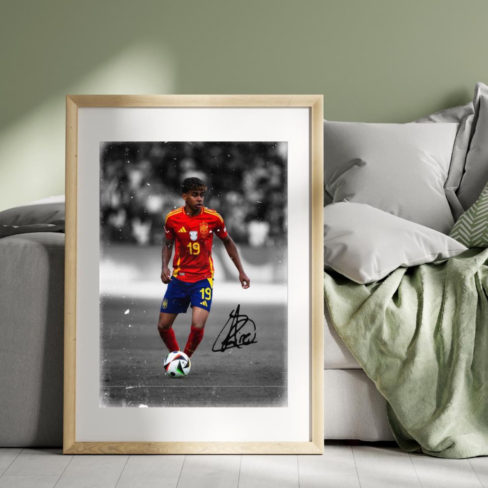 Lamine Yamal Photo Spain Poster, Lamine Poster, Yamal Gift, Soccer