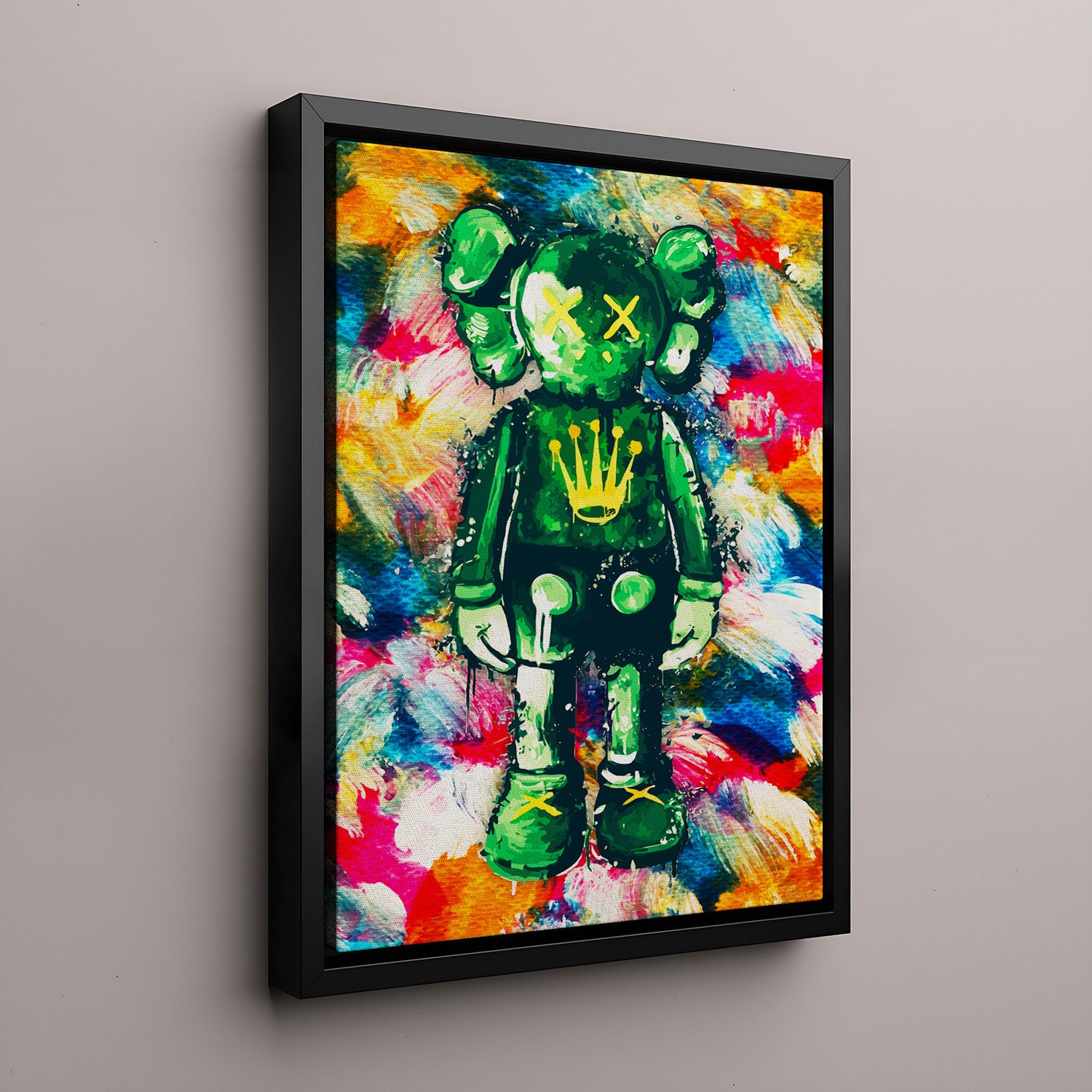 Kaws Rolex Graffiti Art, Urban Street Decor - Etsy