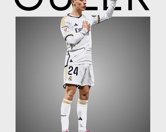 Arda Güler Real Madrid Poster: Turkish Football Art Print