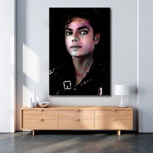 Michael Jackson Art Print: King of Pop, Iconic Moonwalk Poster