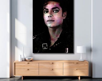 Michael Jackson Art Print: King of Pop, Iconic Moonwalk Poster
