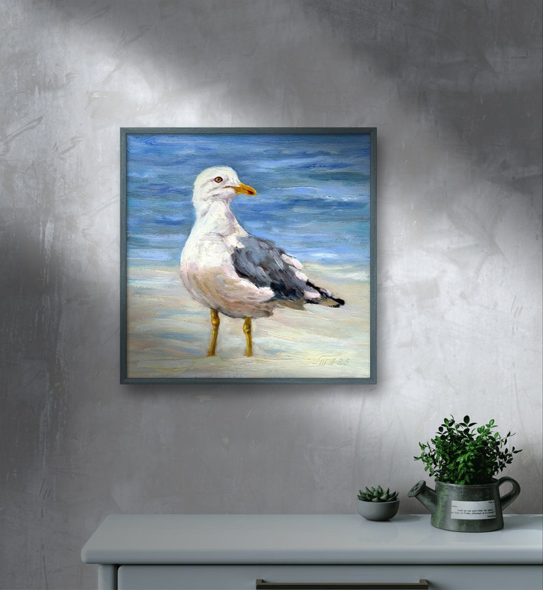 Seagull Fine Art Print Coastal Wall Art Seagull Artwork Beach House ...