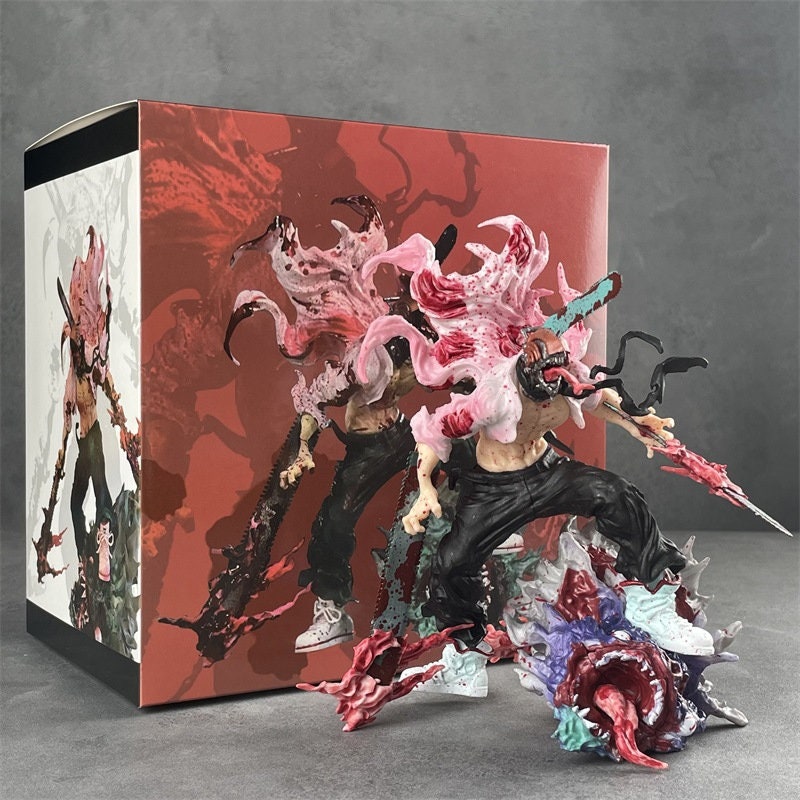 Anime Chainsaw Man Chainsaw Man Figure Toys Furious Chainsaw - Etsy