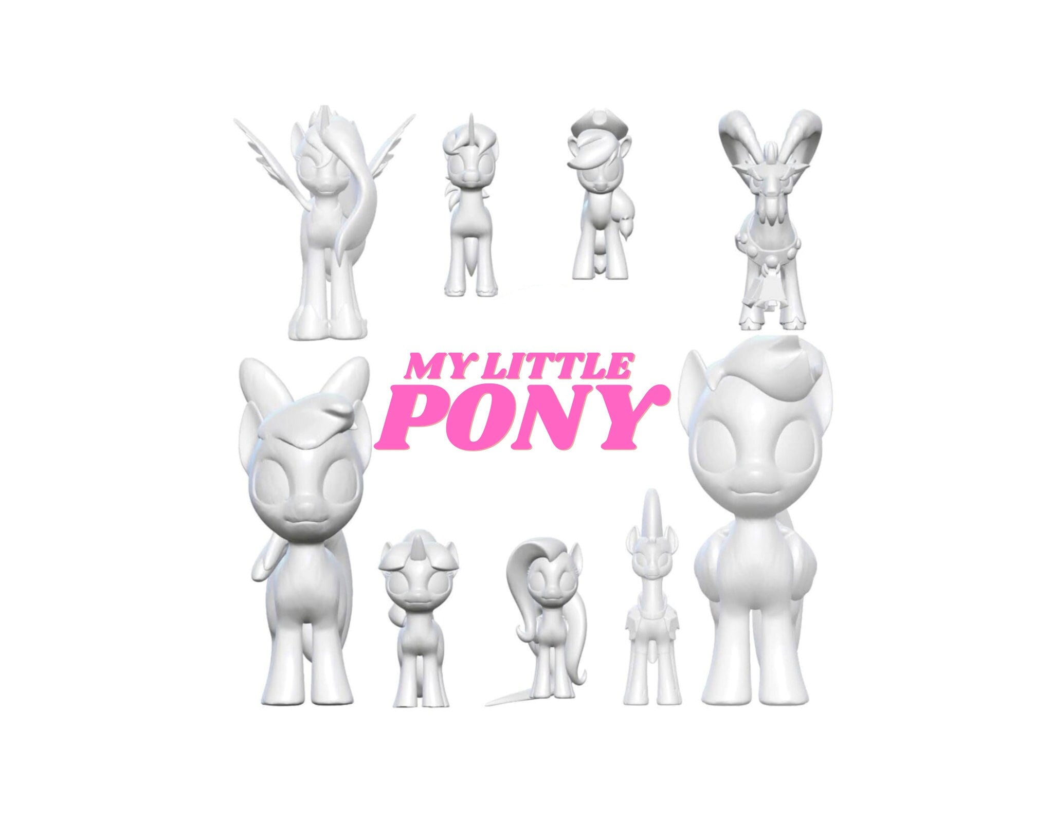 Twilight Sparkle - Little Pony 3D model 3D printable