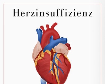 Lernzettel Herzinsuffizienz - Lernzettel & Notizen für die Pflege- und Pflegeberufe. 10 Seiten PDF-Download.