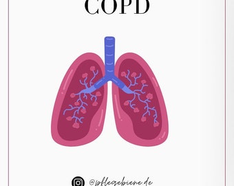 Lernzettel COPD - Lernzettel & Notizen für die Pflege- und Pflegeberufe. 16 Seiten PDF-Download.