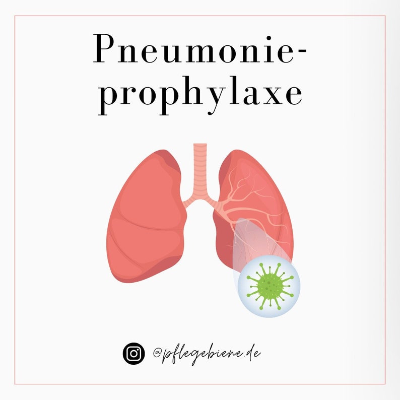 Pneumonia prophylaxis learning sheet Learning sheets & notes for the nursing and nursing professions. 5 page PDF download. image 1