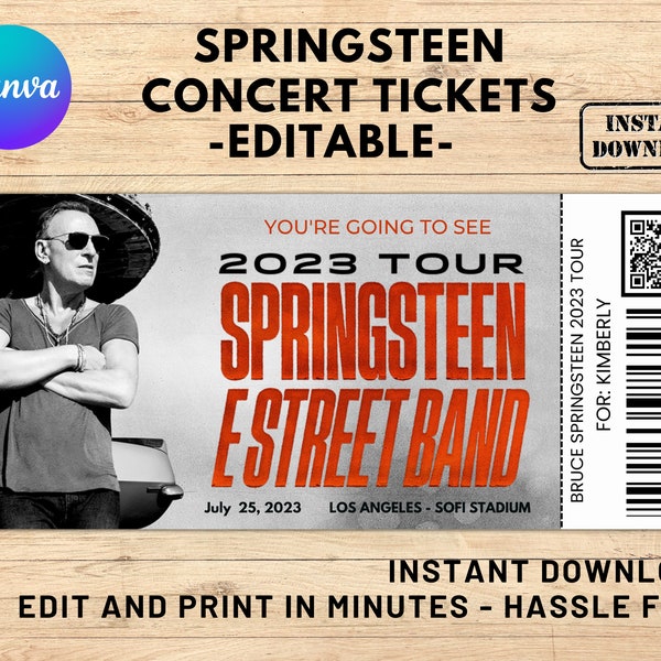 Bruce Springsteen Etsy