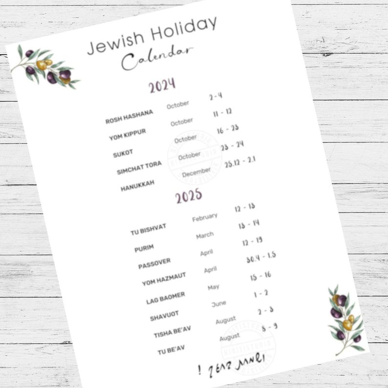 20242025 Jewish Holiday Calendar , Hebrew Calendar 5785 , Rosh 20242025 Jewish Holiday Calendar , Hebrew Calendar 5785 , Rosh