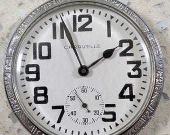 1973 Caravelle (Bulova) Pocketwatch-Fully Functioning