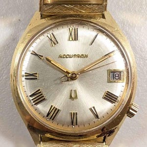 1970 Bulova Accutron 218 Tuning Fork Watch | 14K Gold Filled