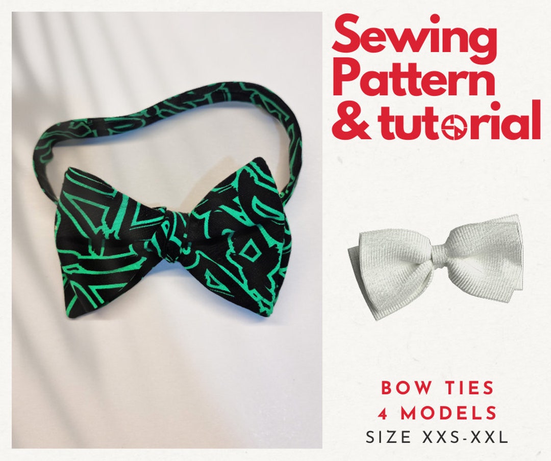 Bow Tie Pattern in PDF Format, 4 Bow Tie Models in PDF Format, Pattern ...
