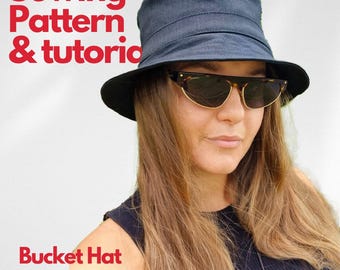 Bucket Hat Sewing Pattern PDF: Unisex Safari Style (XXS-XL)