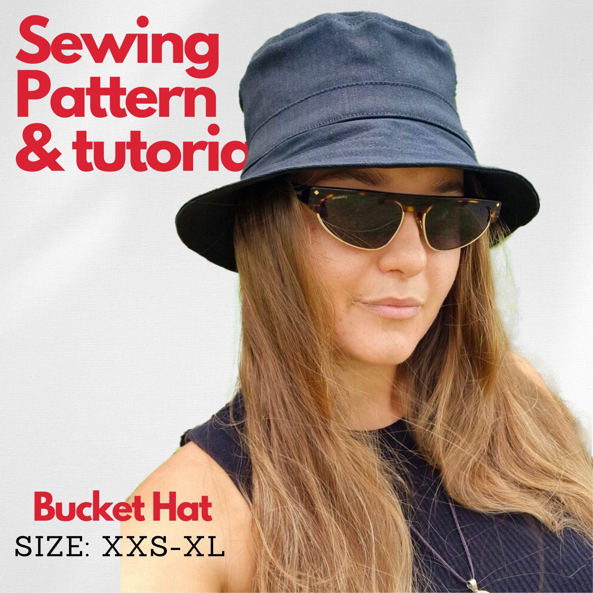 Bucket Hat Sewing Pattern PDF | Safari Hat Sewing Pattern