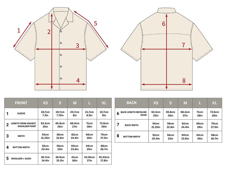 Unisex Handmade Shirt Hawaiian Shirt Short-sleeve Shirt Men's Button-up ...