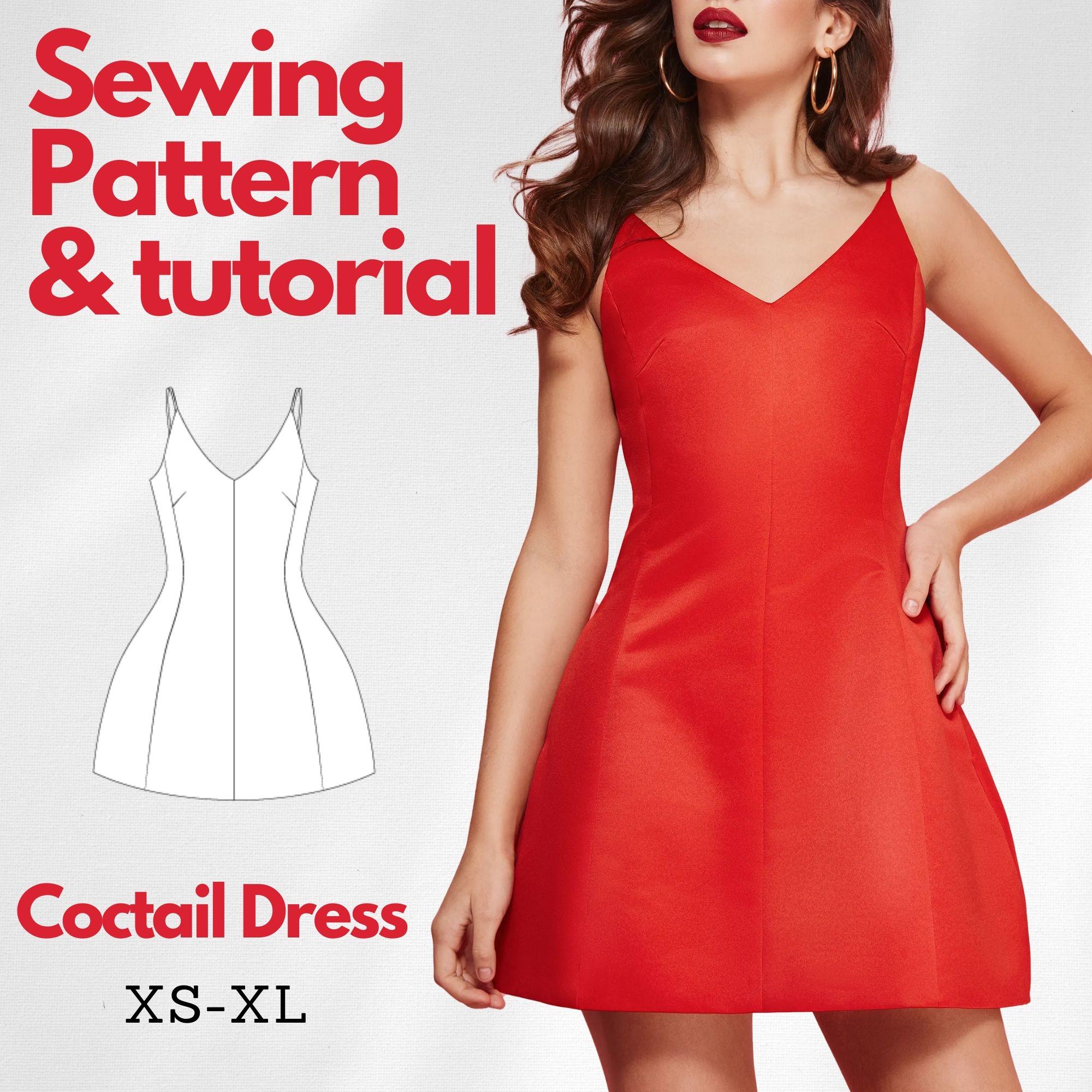 corset mini dress pattern Basque Waist Corset Dress (Lexy Dress) PDF Sewing Pattern & Tutorial!