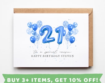 Cousin 21st Birthday Card Cousin 21st Birthday Cards Cousin 21st Birthday Gift Cousin 21st Birthday Gifts Cousins 21st Birthday Card 21 Card