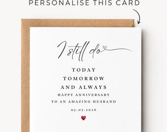 Husband Anniversary Card Husband Anniversary Cards Husband Anniversary Gift Husband Anniversary Gifts Husband Anniversary Print Husband Gift