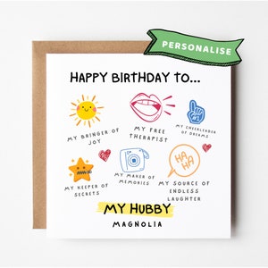 Husband Birthday Card Husband Birthday Cards Husband Birthday Gift Husband Birthday Present Husband Birthday Presents Husband Birthday Print