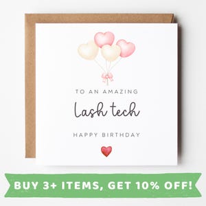 Lash Tech Birthday Card Lash Tech Birthday Cards Lash Tech Birthday Gift Lash Tech Birthday Gifts Lash Technician Birthday Mug Lash Tech Mug