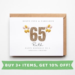 Friend 65th Birthday Card Friend 65th Birthday Cards 65th Birthday Gift 65th Birthday Gifts Friend 65th Birthday Present Friends 65 Card MUG
