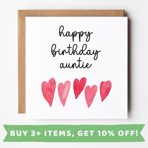 Tarjeta de cumpleaños para tía Tarjetas de cumpleaños para tía Regalo de cumpleaños para tía Regalos de cumpleaños para tía Regalo de cumpleaños para tía Regalos de cumpleaños para tía Cumpleaños para tía