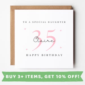 Birthday Card For Daughter 35 Daughter 35th Birthday Card Daughter 35th Birthday Gift Daughter 35th Birthday Bag Daughter 35th Birthday MUG