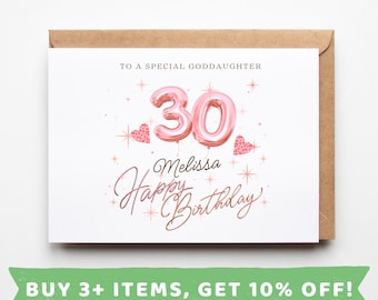 Goddaughter 30th Birthday Card Goddaughter 30th Birthday Cards Goddaughter 30th Birthday Gift Goddaughter 30th Birthday Gifts Goddaughter 30