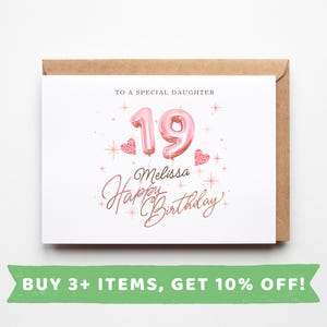 Daughter 19th Birthday Card Daughter 19th Birthday Cards Daughter 19th Birthday Gift Daughter 19th Birthday Gifts Daughter 19 Birthday Cards