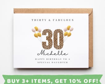 Birthday Card For Daughter 30 Daughter 30th Birthday Card Daughter 30th Birthday Gift Daughter 30th Birthday Bag Daughter 30th Birthday Mug