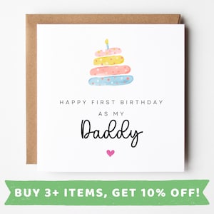 First Birthday Card For Daddy First Birthday Card First Birthday Card As My Daddy First Birthday Card As My Daddy First Birthday Card As Dad