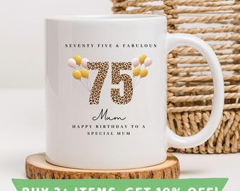 Mum 75th Birthday Mug Mum 75th Birthday Gift Mum 75th Birthday Gifts Mum 75th Birthday Card Mum 75th Birthday Cards Mum 75th Birthday Prints