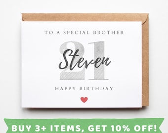 Brother 21st Birthday Card Brother 21st Birthday Cards Brother 21st Birthday Gift Brother 21st Birthday Gifts Brother 21st Birthday Cards 21