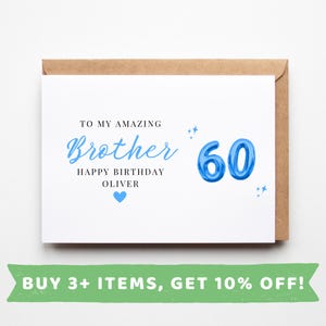 Brother 60th Birthday Card Brother 60th Birthday Cards Brother 60th Birthday Gift Brother 60th Birthday Gifts Brother 60th Birthday Cards 60