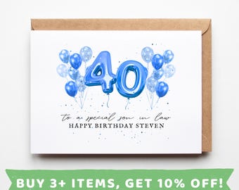 Son In Law 40th Birthday Cards Son In Law 40th Birthday Cards Son In Law 40th Birthday Gift Son In Law 40th Birthday Gifts Son In Law 40th