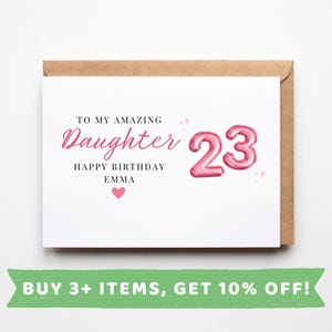 Daughter 23rd Birthday Card Daughter 23rd Birthday Cards Daughter 23rd Birthday Gift Daughter 23rd Birthday Gifts Daughter 23 Birthday Cards