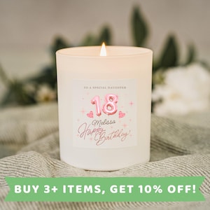 Daughter 18th Birthday Candle Daughter 18th Birthday Candles Daughter 18th Birthday Gift Daughter 18th Birthday Gifts Daughter 18 Keepsake W