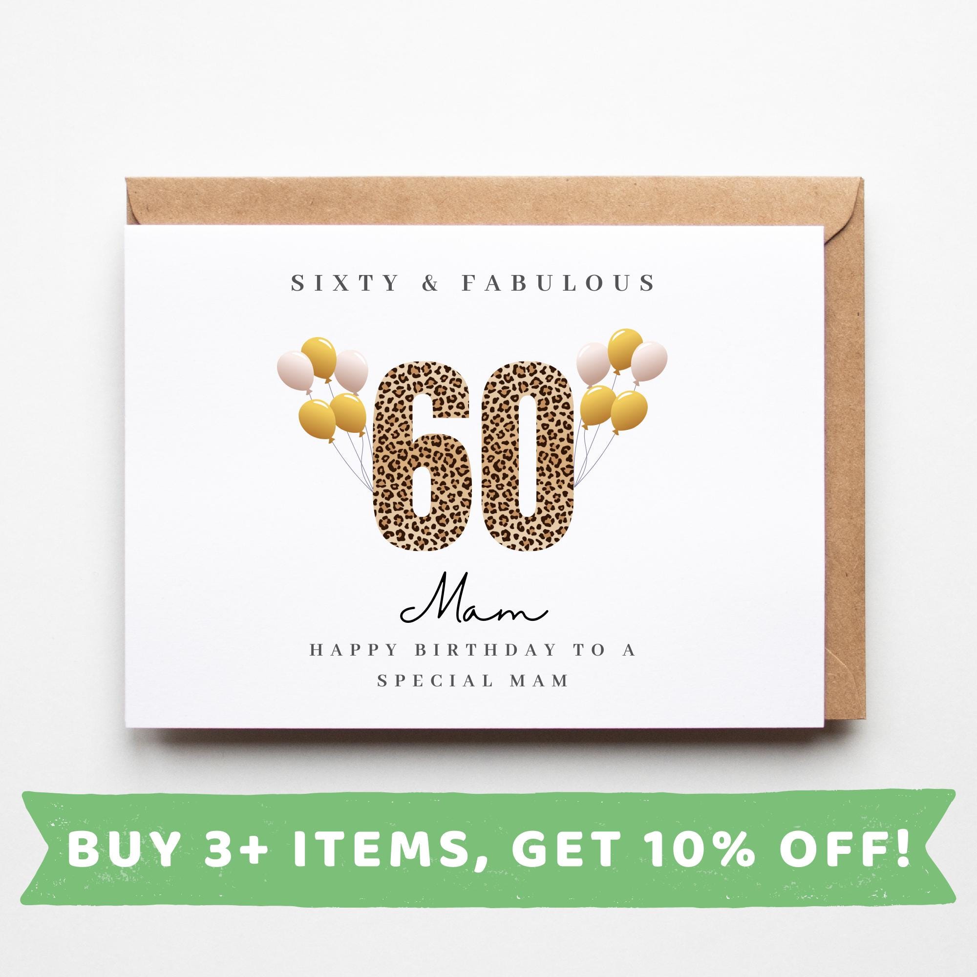 Mam 60th Birthday Card Mam 60th Birthday Cards Mam 60th Birthday