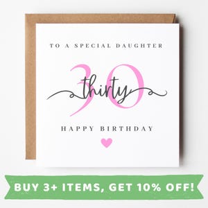 Birthday Card For Daughter 30 Daughter 30th Birthday Card Daughter 30th Birthday Gift Daughter 30th Birthday Bag Daughter 30th Birthday MUG