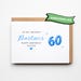 Personalised 25th Birthday Card, Twenty Fifth Blue Birthday Card, Happy - View #13
