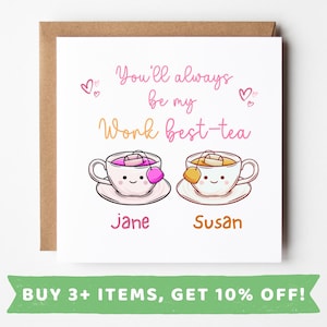 Personalised Birthday Gift For Work Colleague Bestie Card Gift For Work Bestie Thankyou Definition Card For Work Colleague Leaving Card Gift